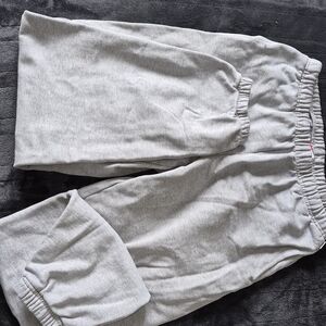 Aritzia Light Gray Fleece Sweatpants